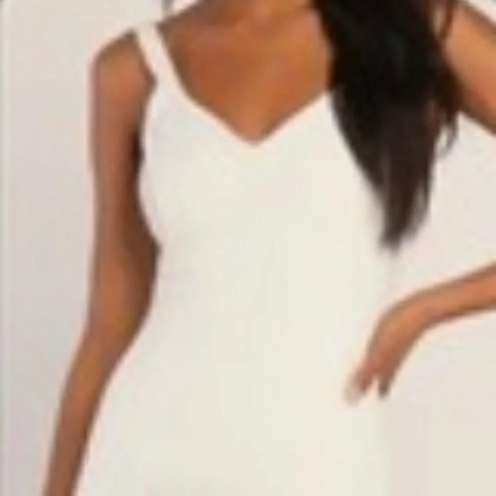 Lulus White Maxi Dress Sz L # 404 - Picture 9 of 9